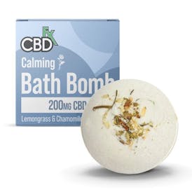 200mg Lemongrass Chamomile Calming Bath Bomb By CBDfx