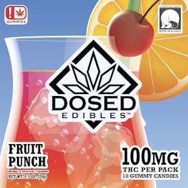 100mg Fruit Punch Gummies By Dosed