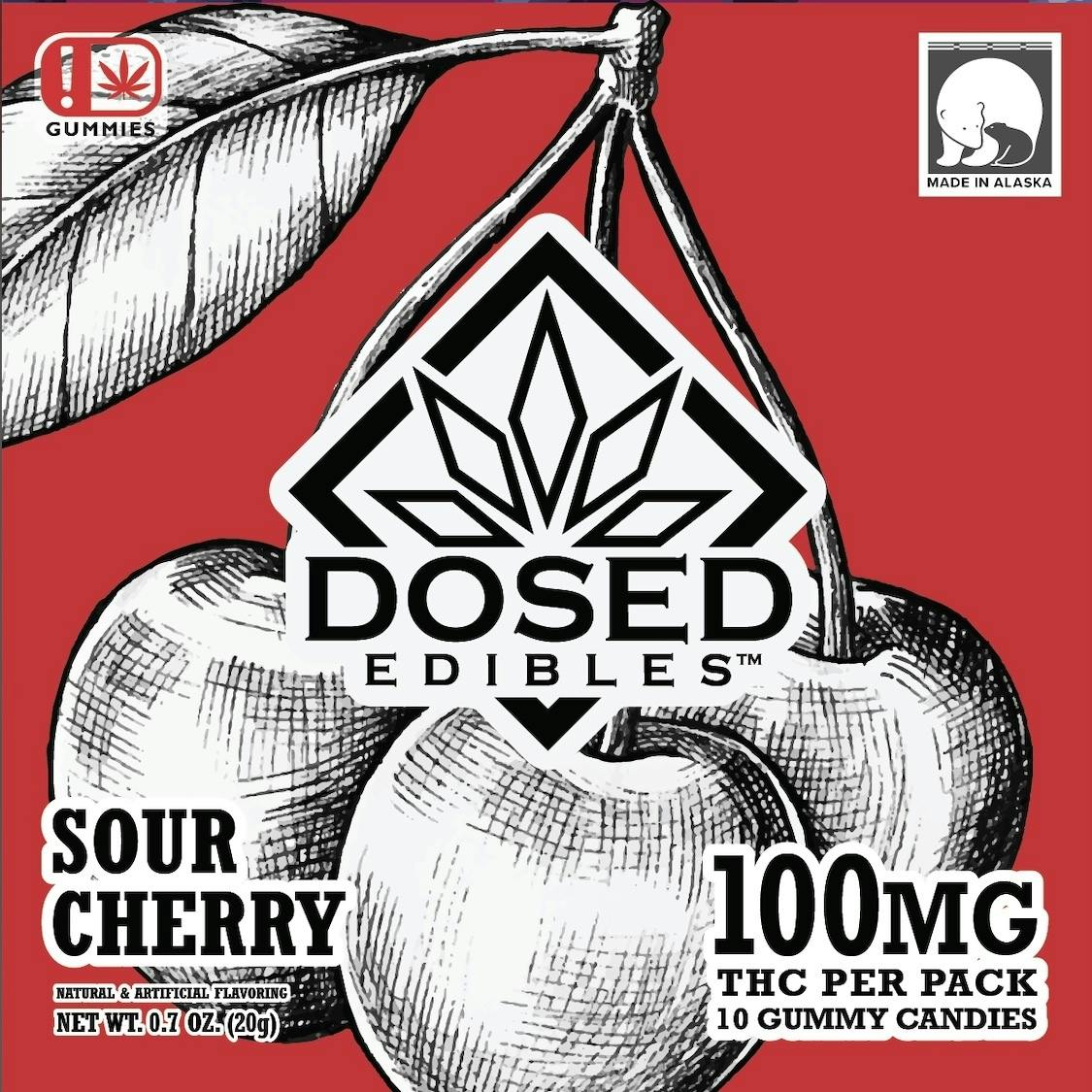Sour Cherry Gummies By Dosed