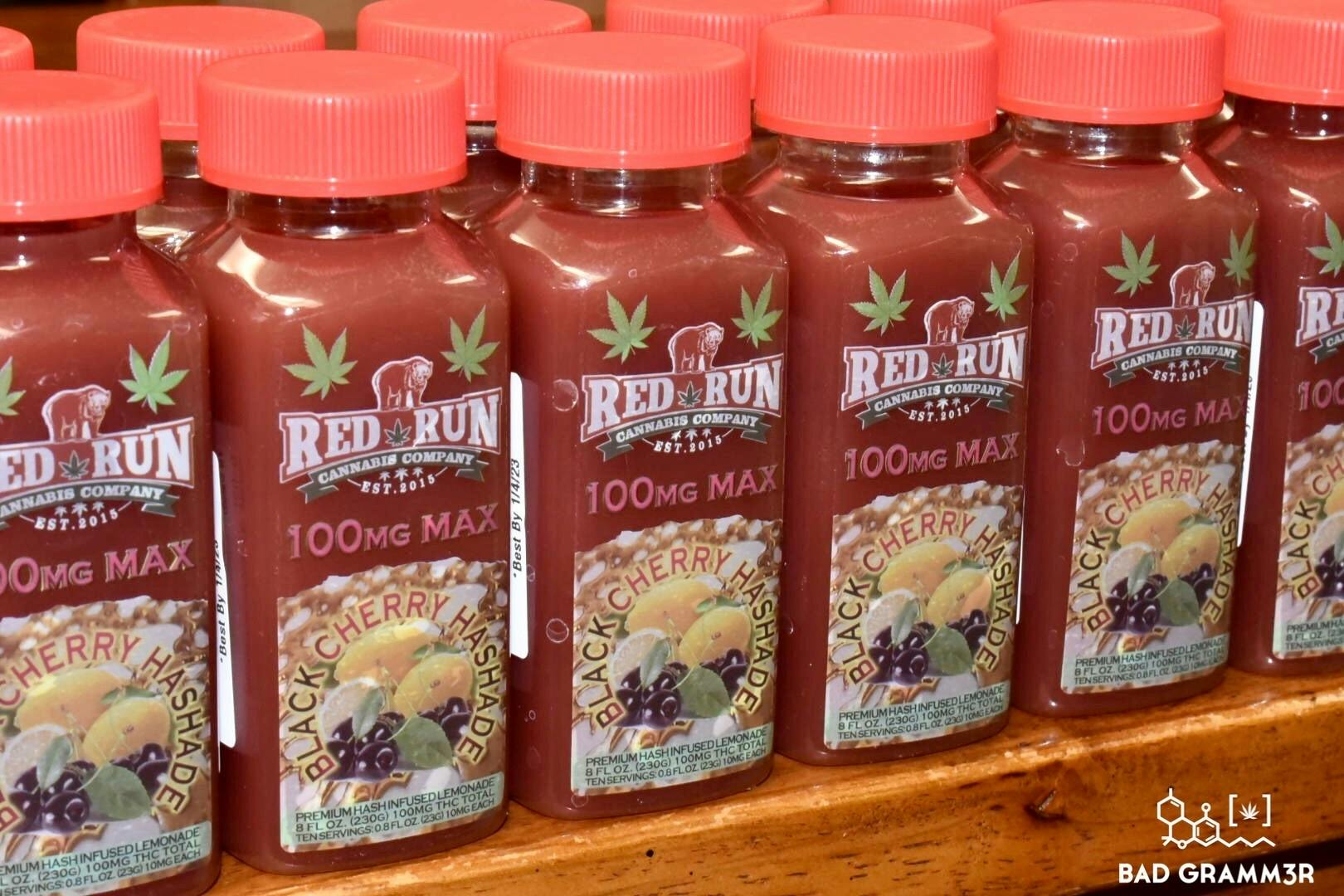 Red Run - Hashade Black Cherry 100mg