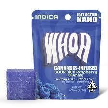 Bites | Sour Blue Raspberry Gummies | 100mg | 10ct | 10mg/ea