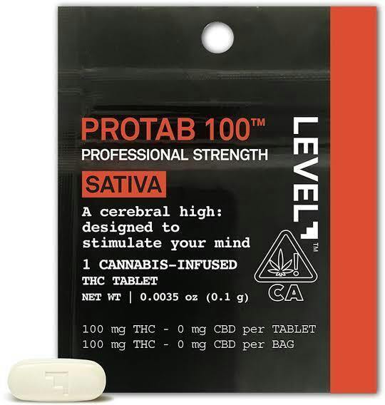 Level Protab - Sativa Single (100mg) Designed to Stimulate Your Mind