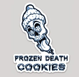 Frozen Death Cookies Sticker