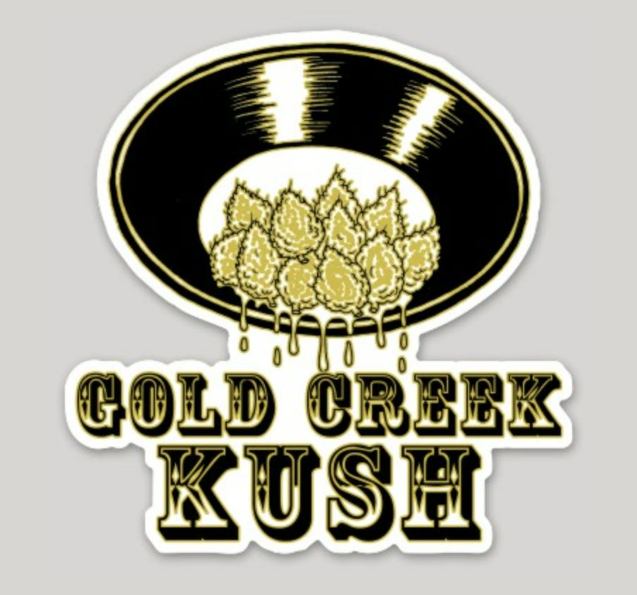 Gold Creek Kush Sticker