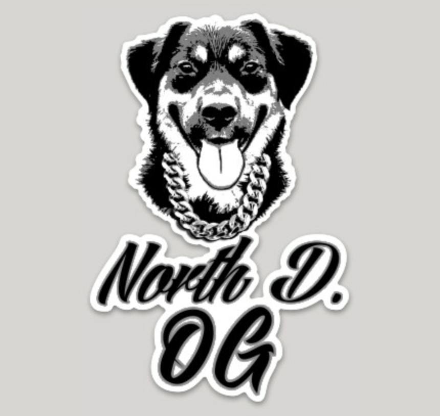 North D. OG Sticker at The Fireweed Factory