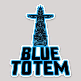 Blue Totem Sticker