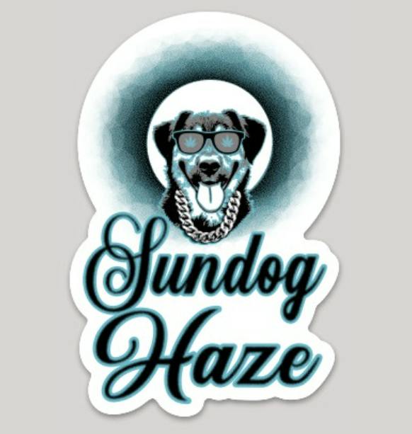 Sundog Haze Sticker at The Fireweed Factory