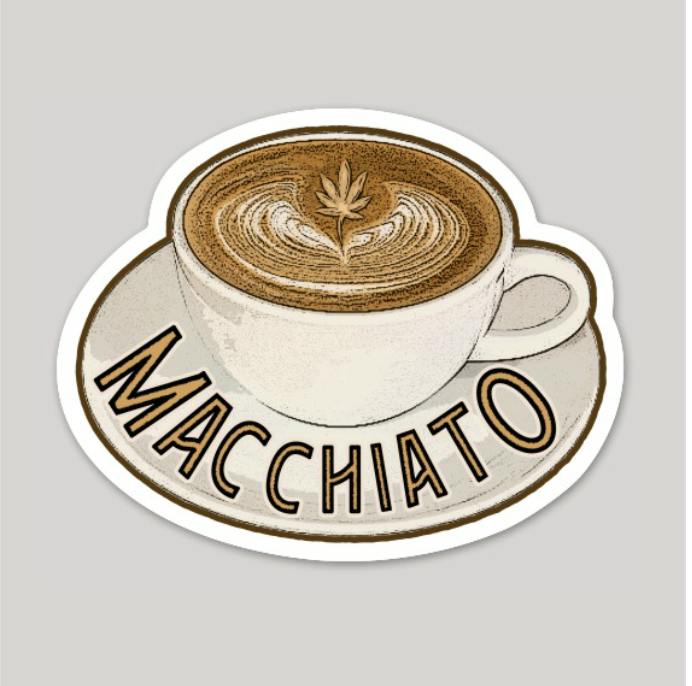 Macchiato Sticker