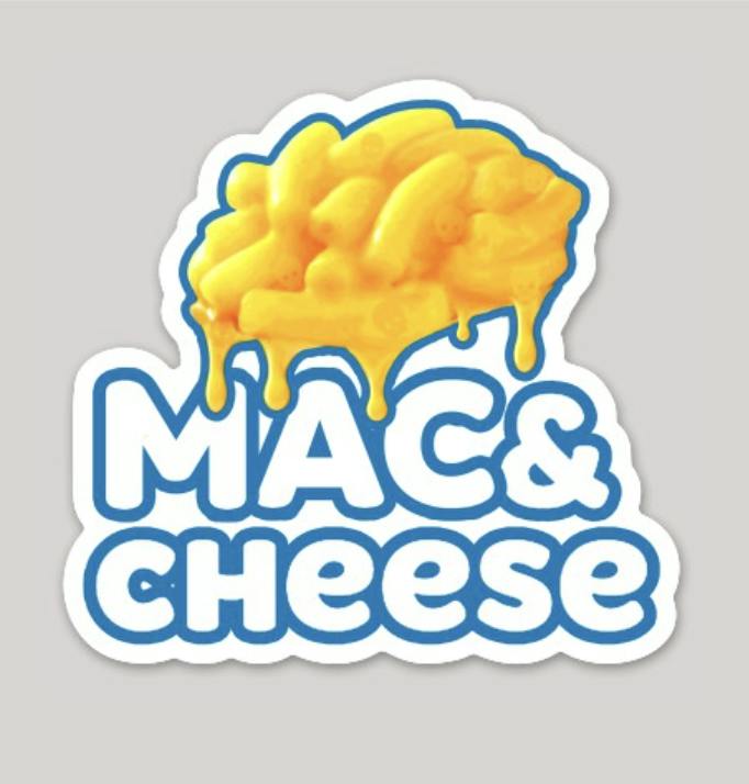 MAC and Cheese Sticker