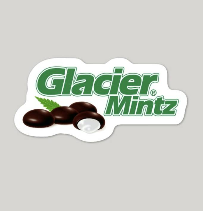 Glacier Mintz Sticker at The Fireweed Factory