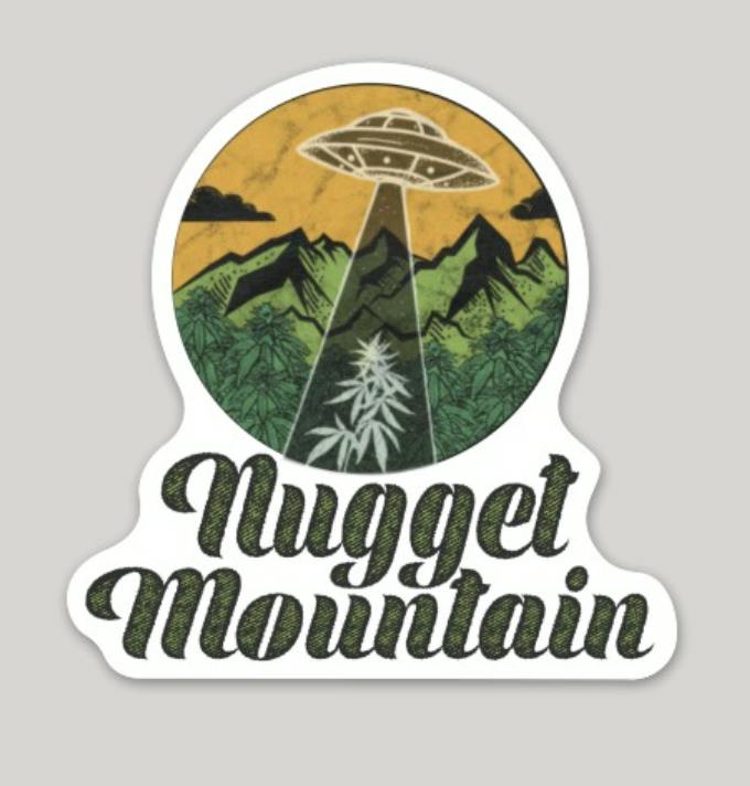 Nugget Mountain Sticker