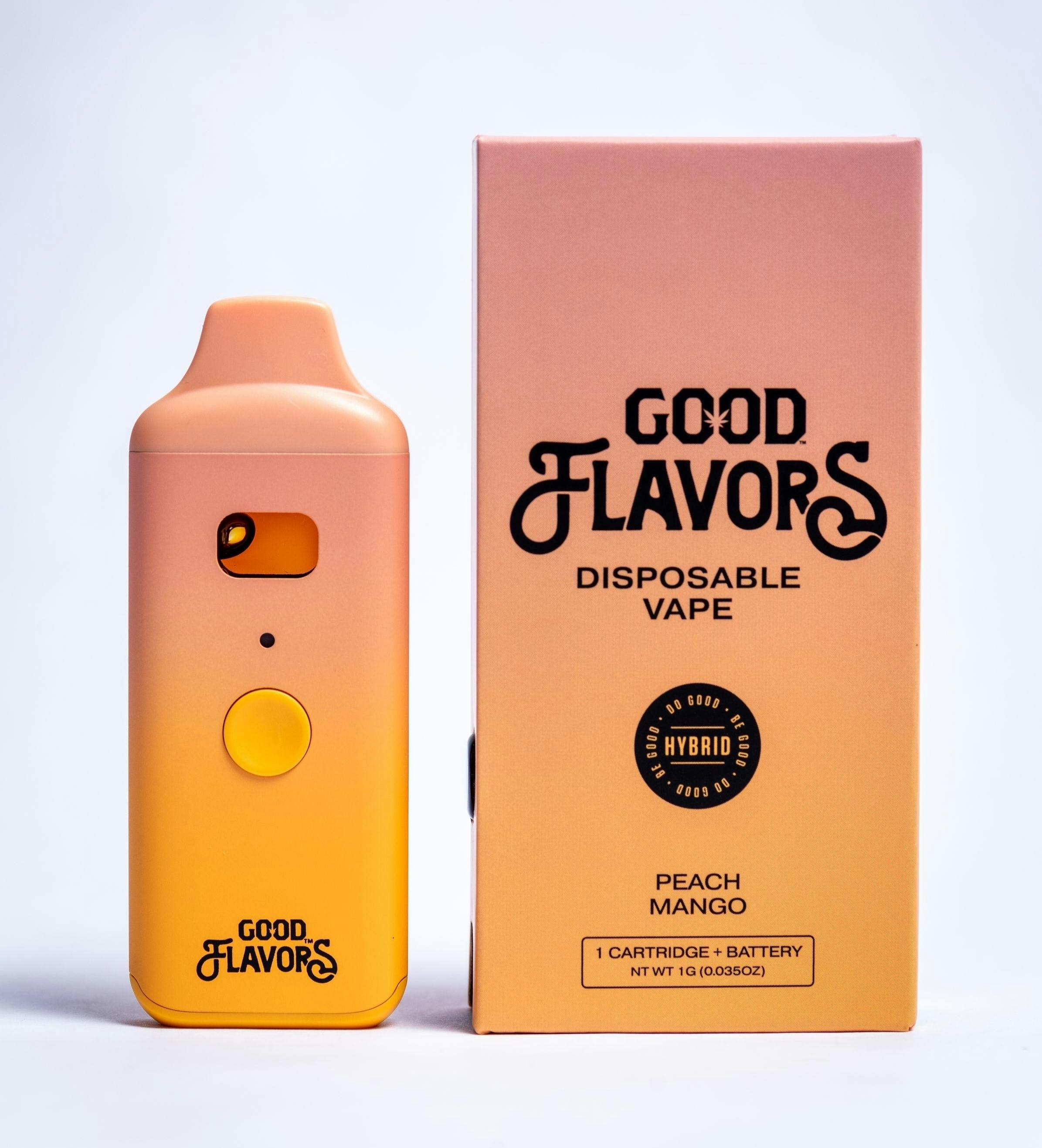 Peach Mango Disposable 1g Vape By Good