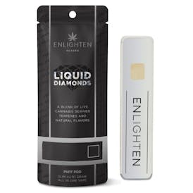Strawnana 1g Liquid Diamonds Disposable Vape By Enlighten