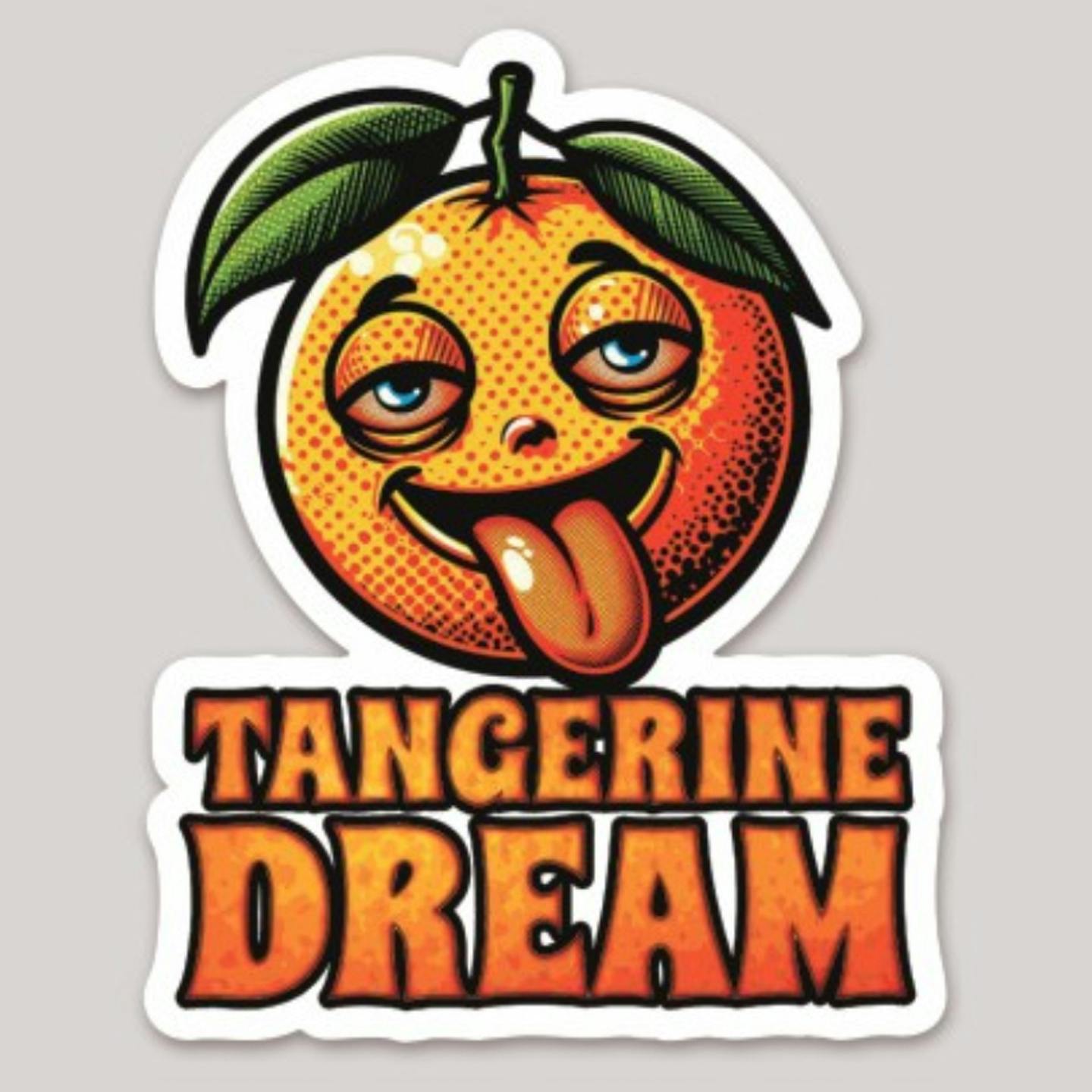 Tangerine Dream Sticker at The Fireweed Factory
