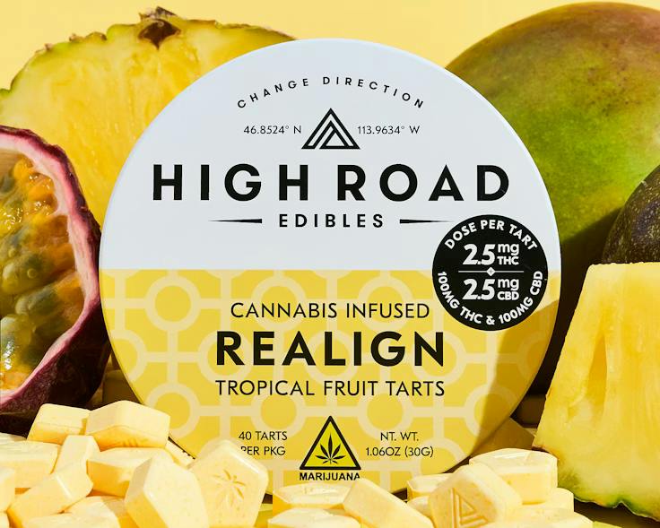 High Road Edibles | Fruit Tarts - Tropical (Realign)