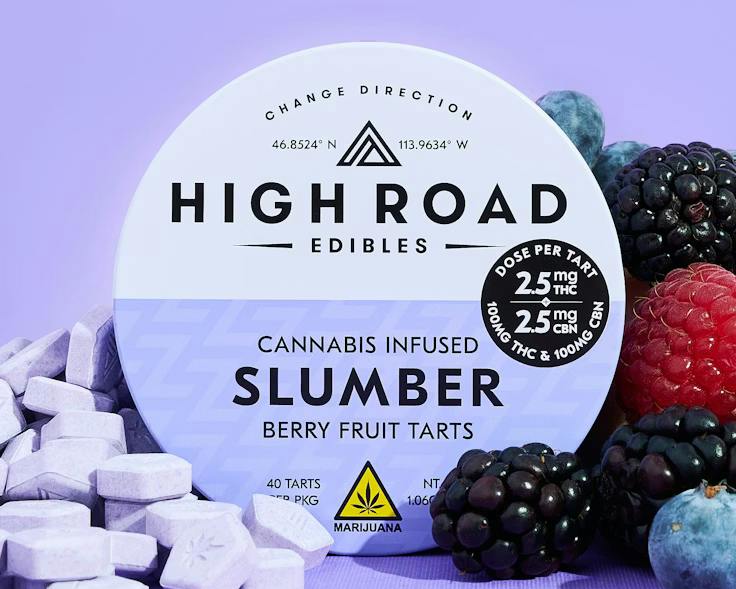 High Road Edibles | Fruit Tarts - Berry (Slumber)