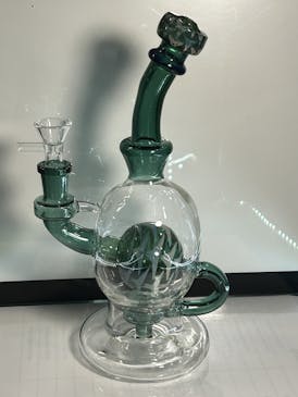 Glass Green Bong