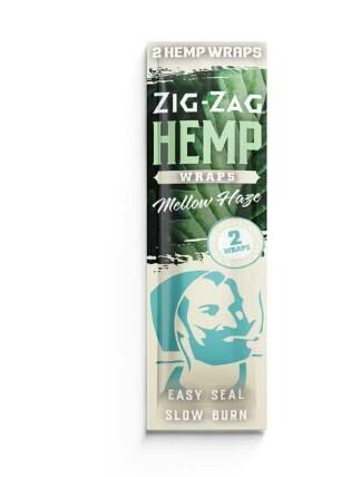 Zig Zag Hemp Wraps 2pk- Mellow Haze