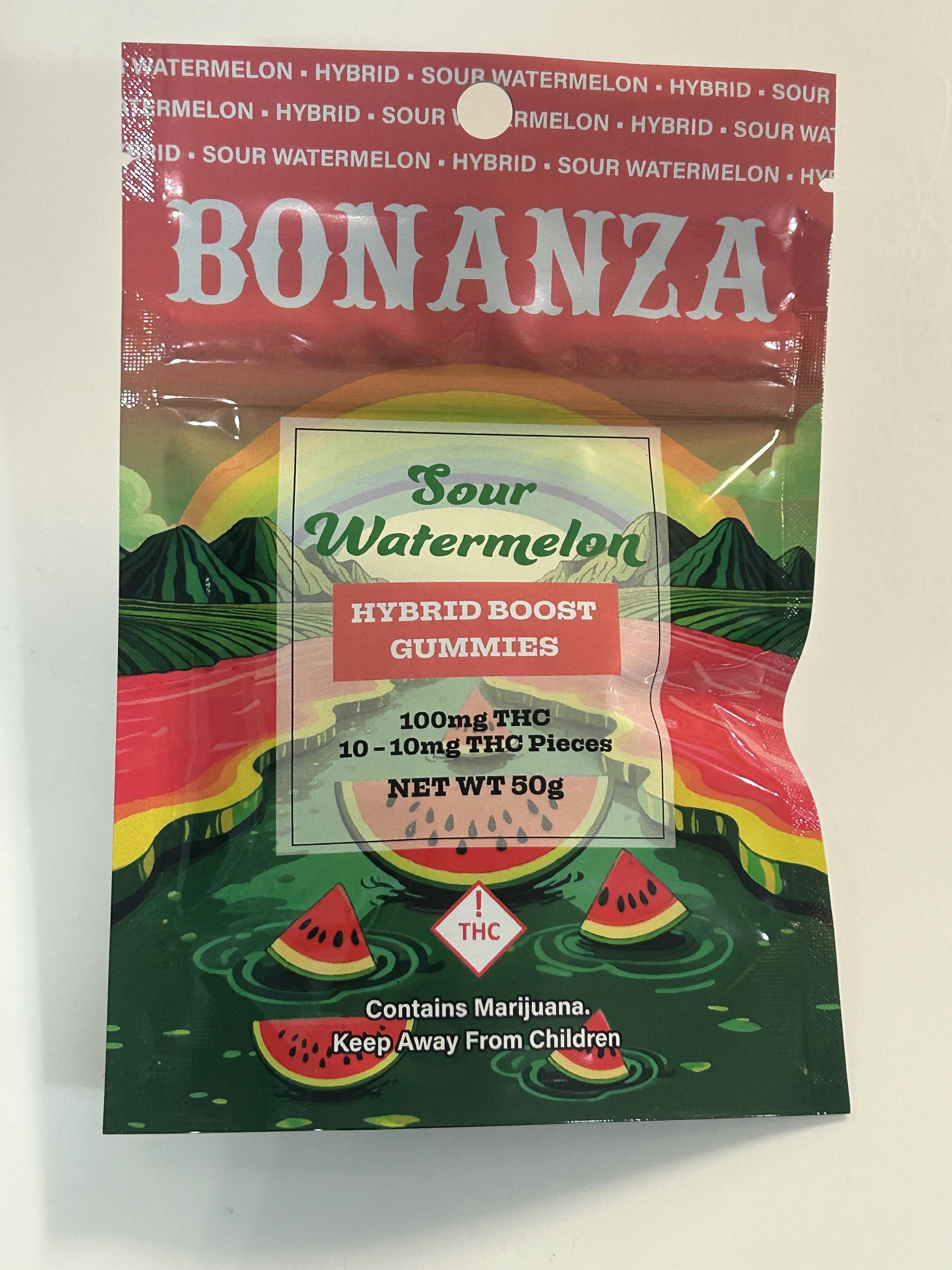 Boosted Gummies Sour Watermelon Hybrid