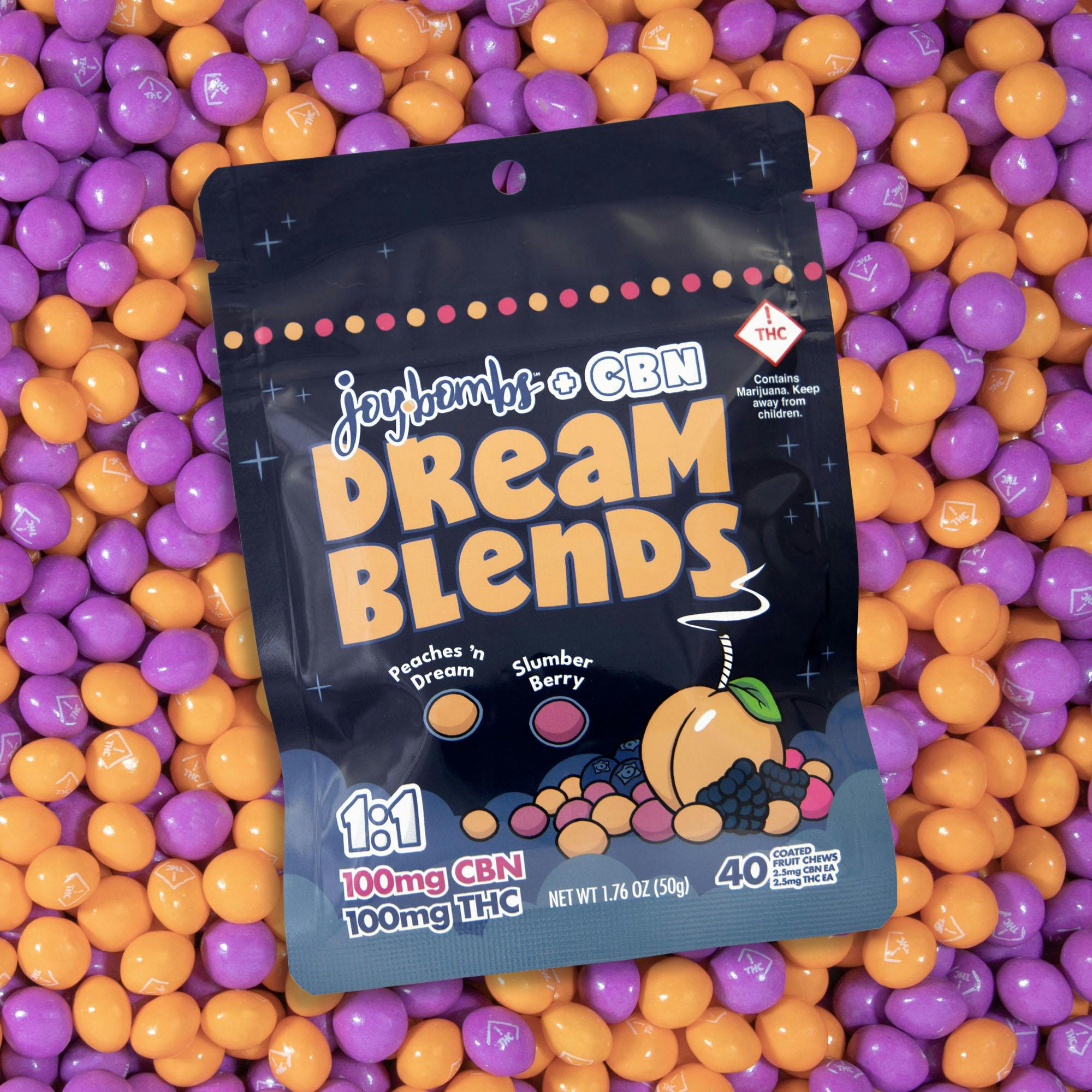 Joy Bombs + CBN 1:1 Dream Blends - 100mg THC (40pk / 2.5mg THC & CBN ea)