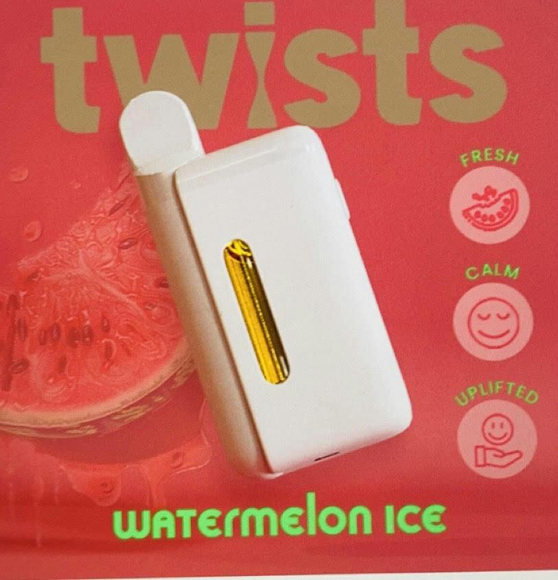 Watermelon Ice Flavor - "Twists" AIO 'Tanker' (4g) - by Oil®