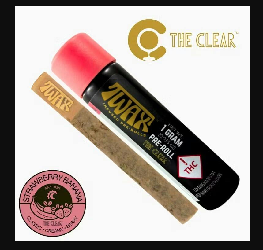 TWAX Infused Pre-roll 1g | Strawberry Banana