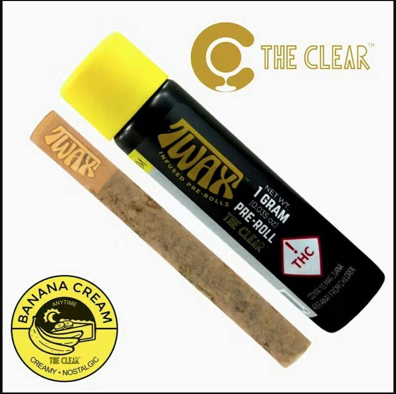 TWAX Infused Pre-roll 1g | Banana Cream