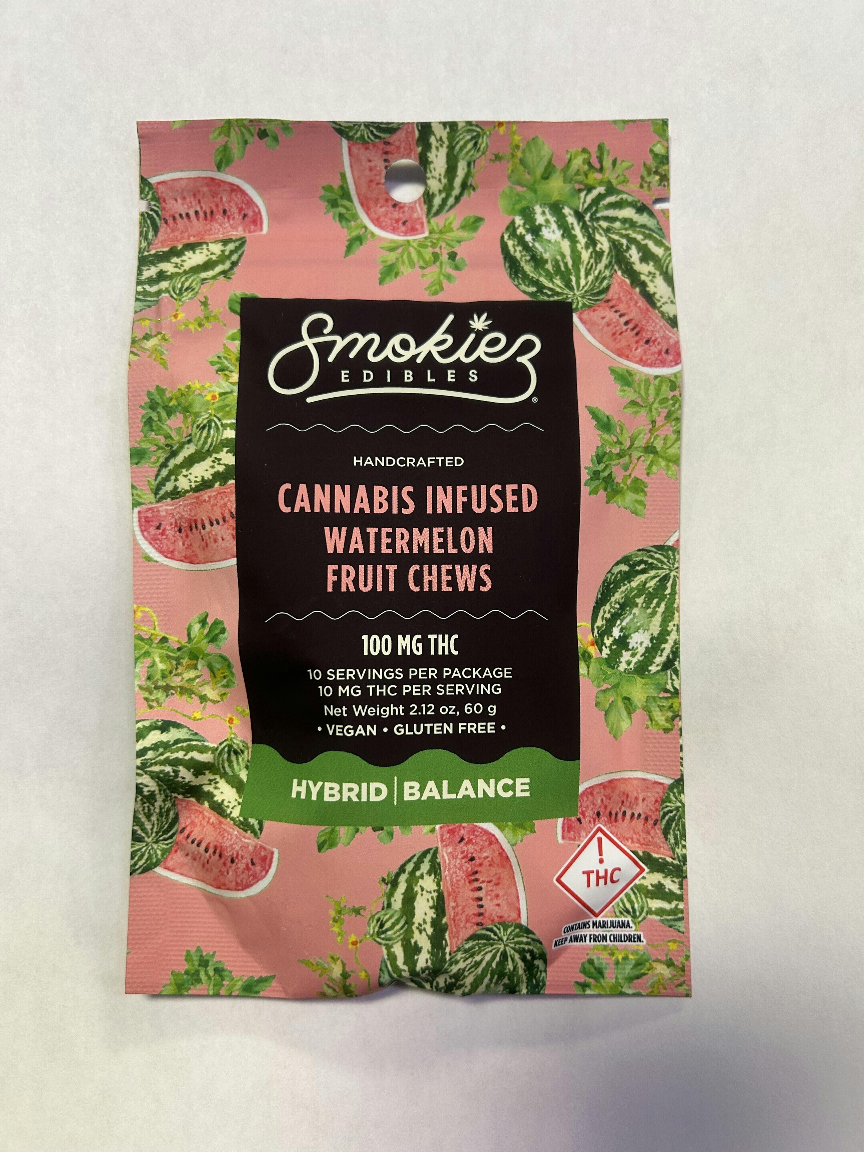 Watermelon Gummies | 100mg | 10ct | 100mg/ea