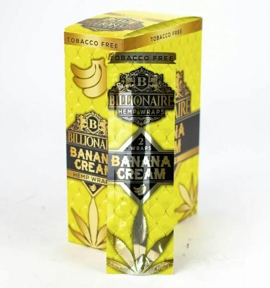 Billionaire Hemp Wraps- Banana Cream