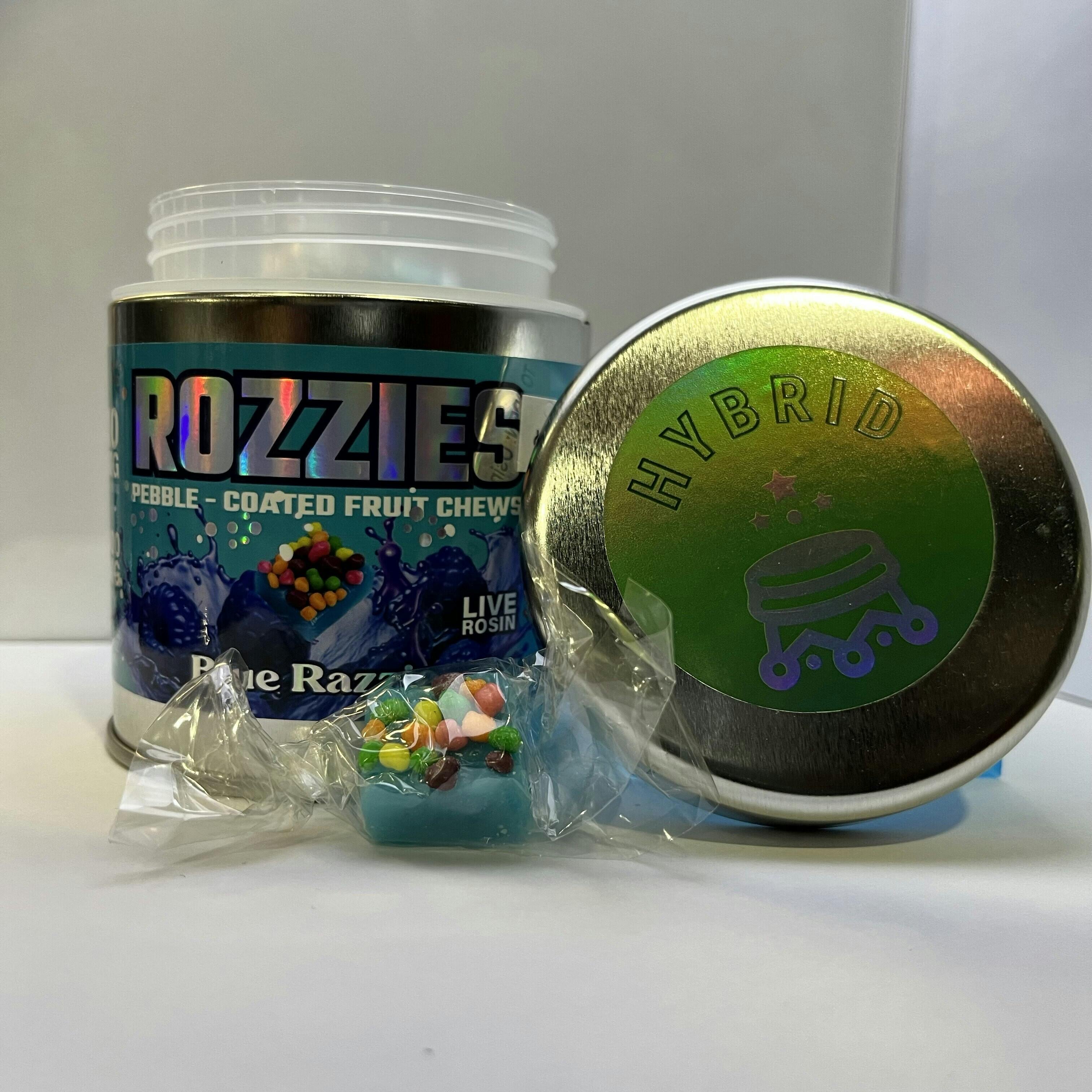 Rozzies Live Rosin Fruit Chews 100mg - Blue Razz