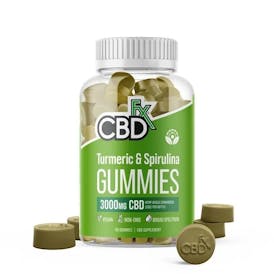 3000mg Turmeric & Spirulina CBD Gummies By CBDfx