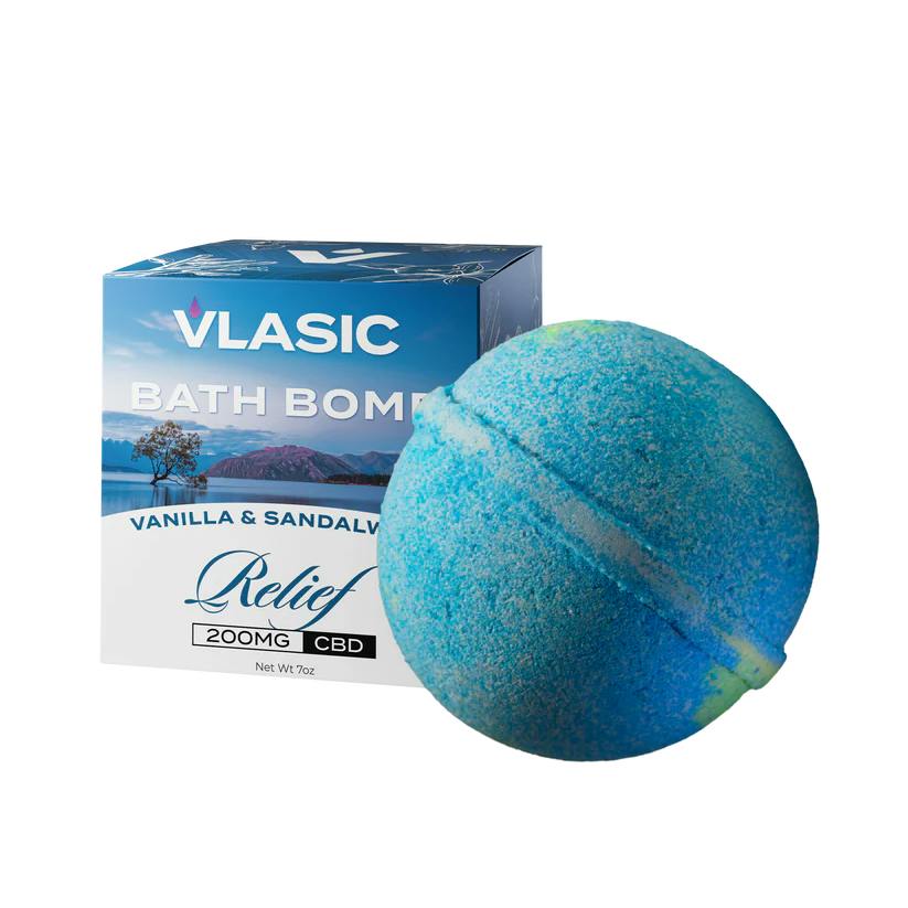 CBD Relief Bath Bomb by Vlasic