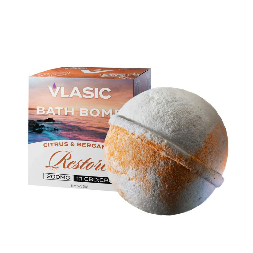 CBD/CBG Restore Bath Bomb by Vlasic