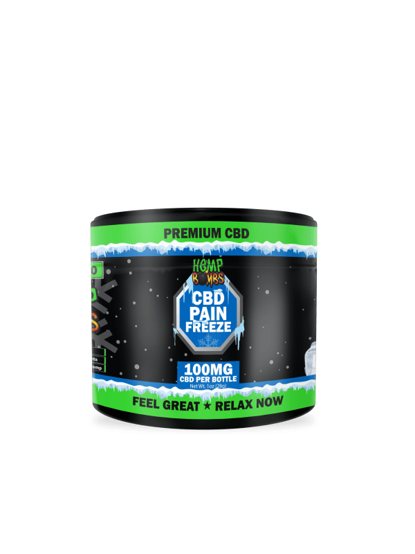 100mg Hemp Bombs CBD Pain Freeze Salve By Cool Blue Distribution at Bad Gramm3r