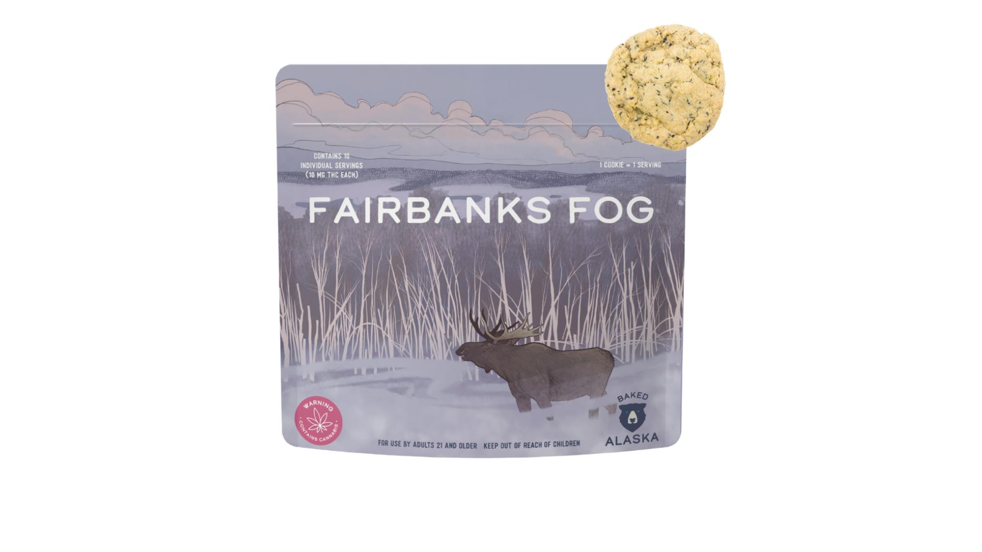 100mg Fairbanks Fog (Lavender + Earl Grey) By Baked Alaska