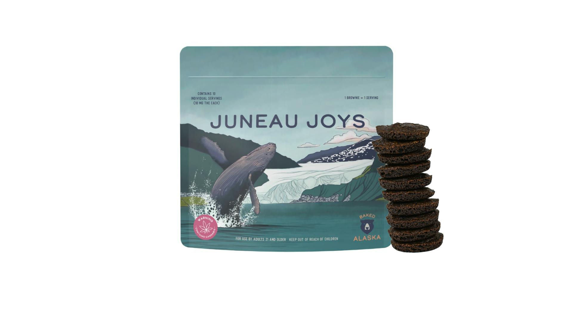 100mg Juneau Joys (Brownies) By Baked Alaska