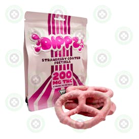 Dippz - Strawberry Dipped Pretzels 200mg