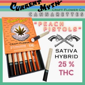 Current Myth Cannarette Pack (Peach Pistols)