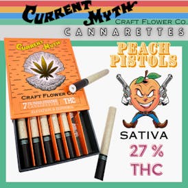 Current Myth Cannarette Pack (Peach Pistols)