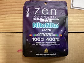 Nite Nite Grape gummies
