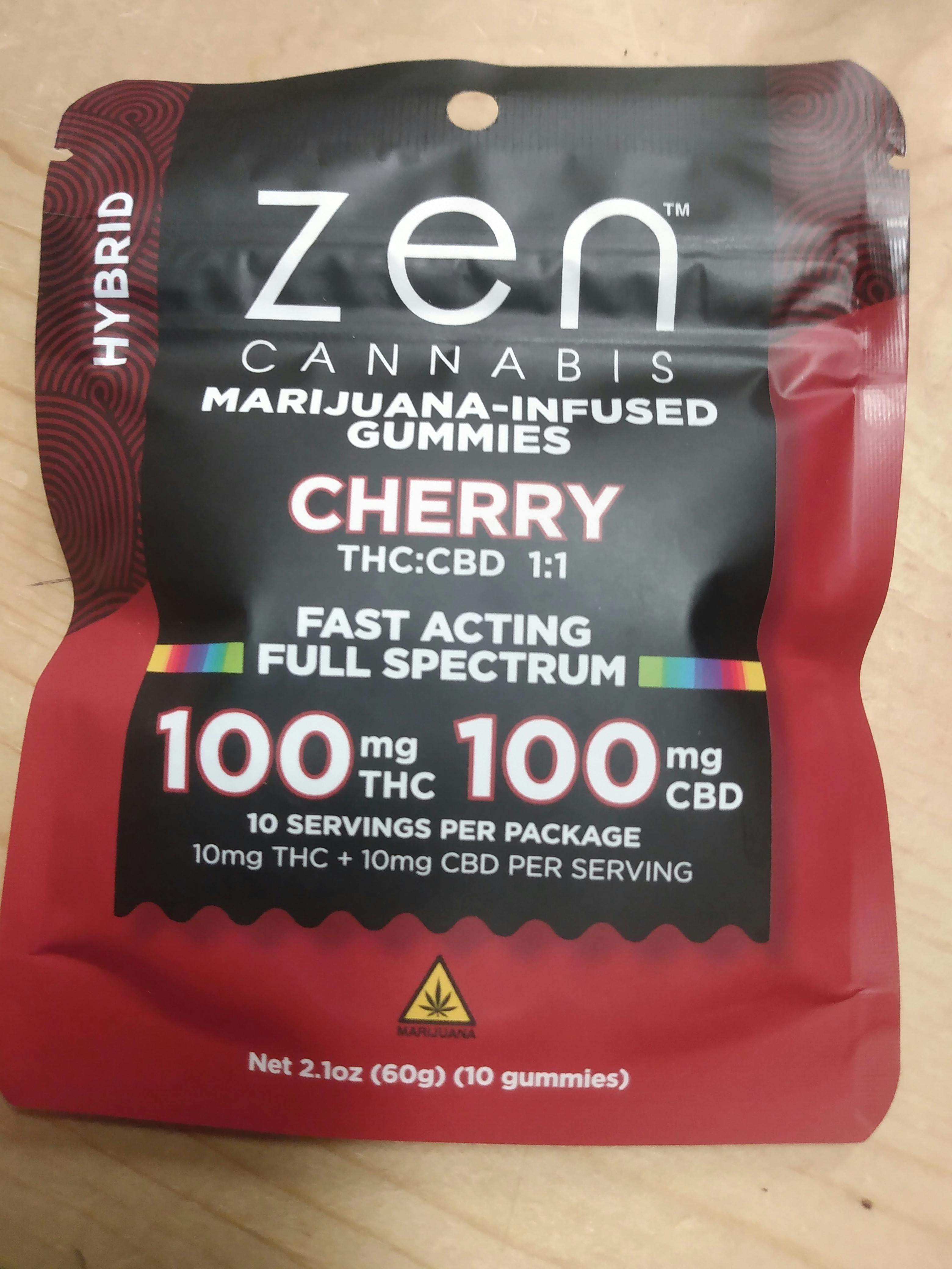 Cherry 1:1 THC:CBD 10-Pack Gummies
