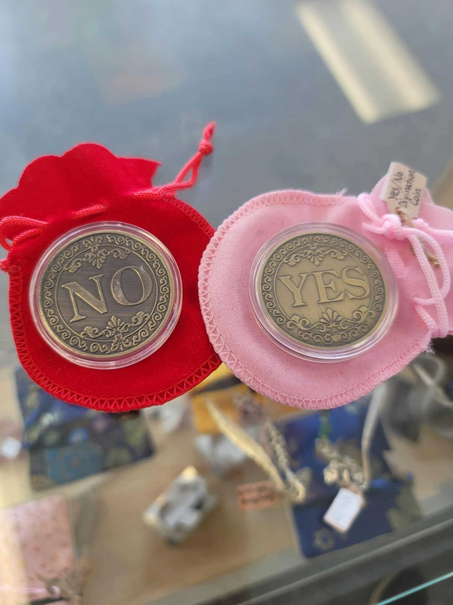 YES / NO Divination Coin at Lake Smoke Farm