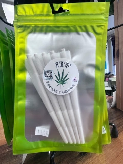 Fillable Pre-roll Cones at Lake Smoke Farm