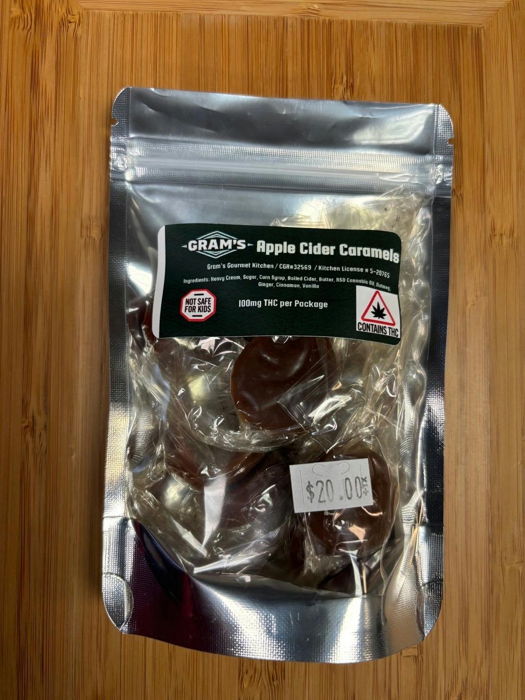 Apple Cider Caramels 100mg