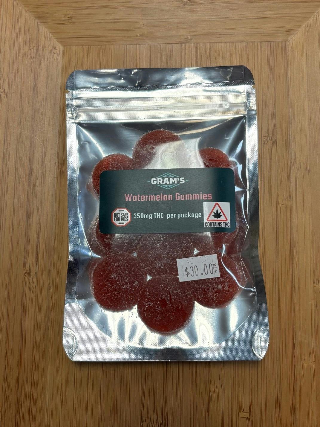 Watermelon Gummies 350mg cannabis product