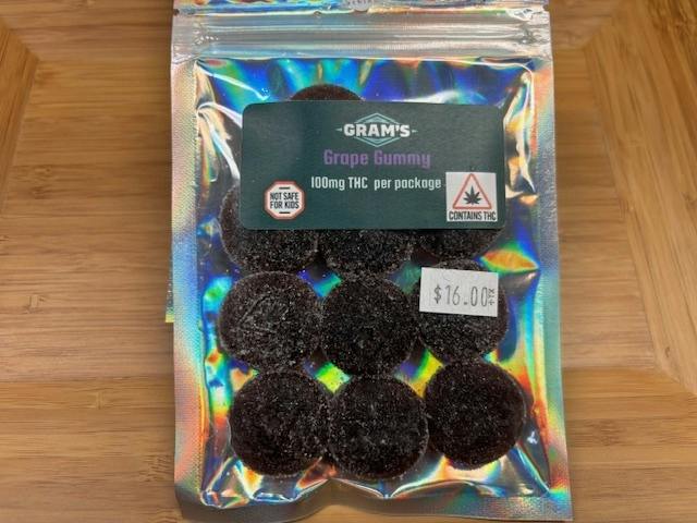 Grape Gummies | Gummies | 100mg/ea at Lake Smoke Farm