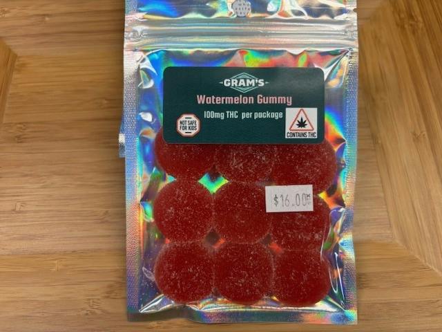 Watermelon Gummies 100mg at Lake Smoke Farm