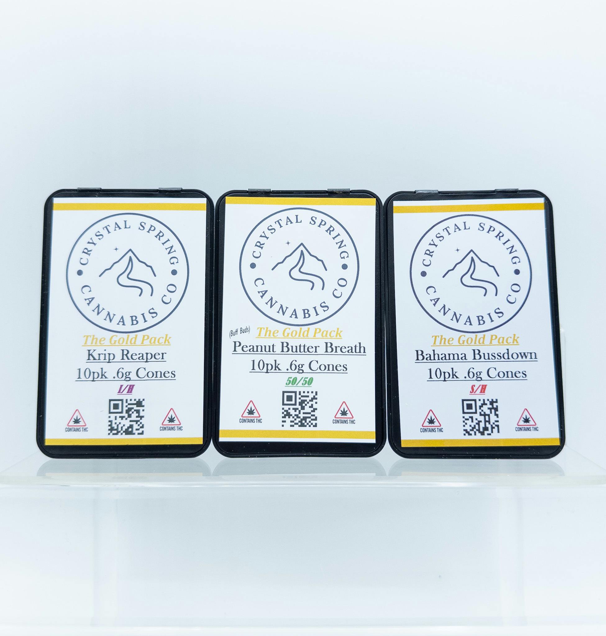 The Gold Pack 10pk Pre-Rolls $35