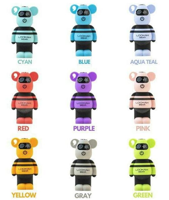 Lookah Bear 510 thread Battery Assorted Colors