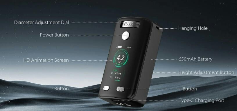 YoCan Uni Pro 3.0 Variable Digital 510 Blue Battery